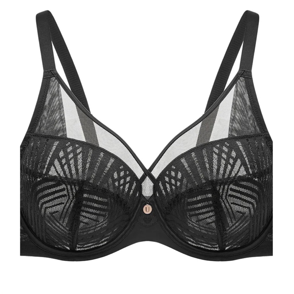 Understance unlined Black Lace Bra